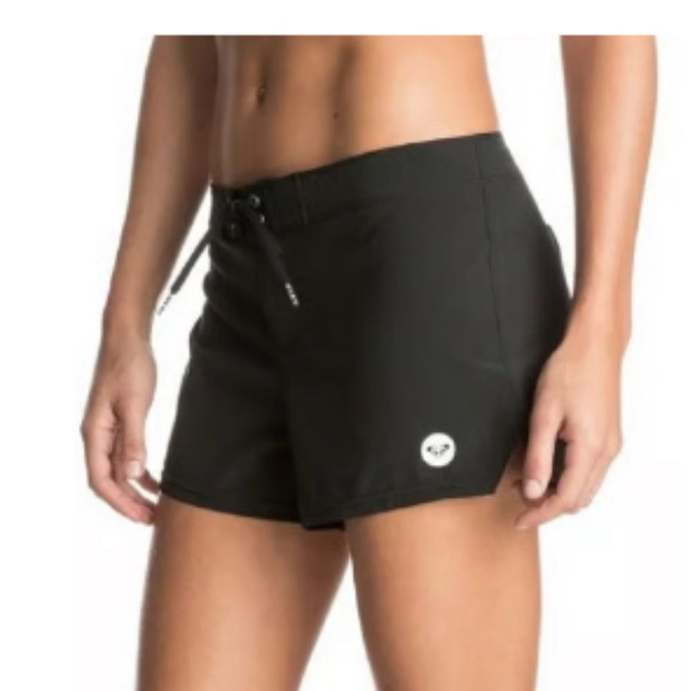 Roxy Women's Black Athletic Shorts hike, beach, swim